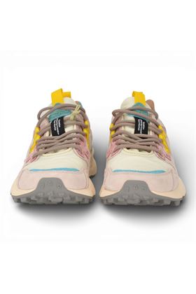 Sneaker donna Flower Mountain in camoscio e tessuto multicolore. FLOWER MOUNTAIN | YAMANO3W-1B54